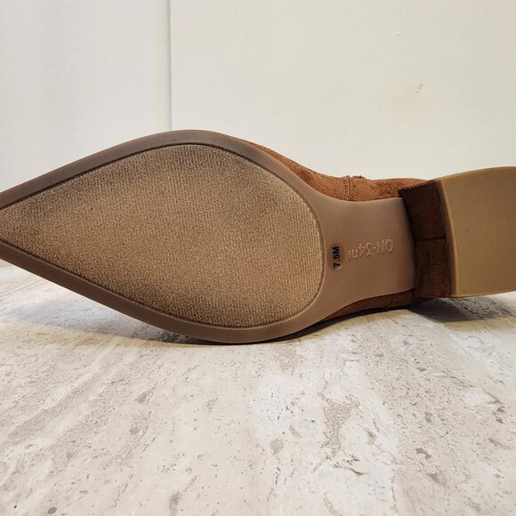 On 34th Womens Gabriellaa Over-The-Kn Cognac Micro 7.5M - A007 - Picture 9 of 13